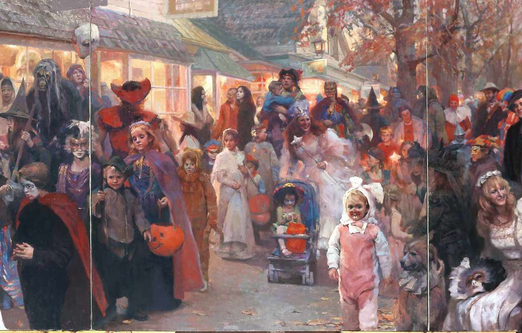 Halloween parade jigsaw puzzle online