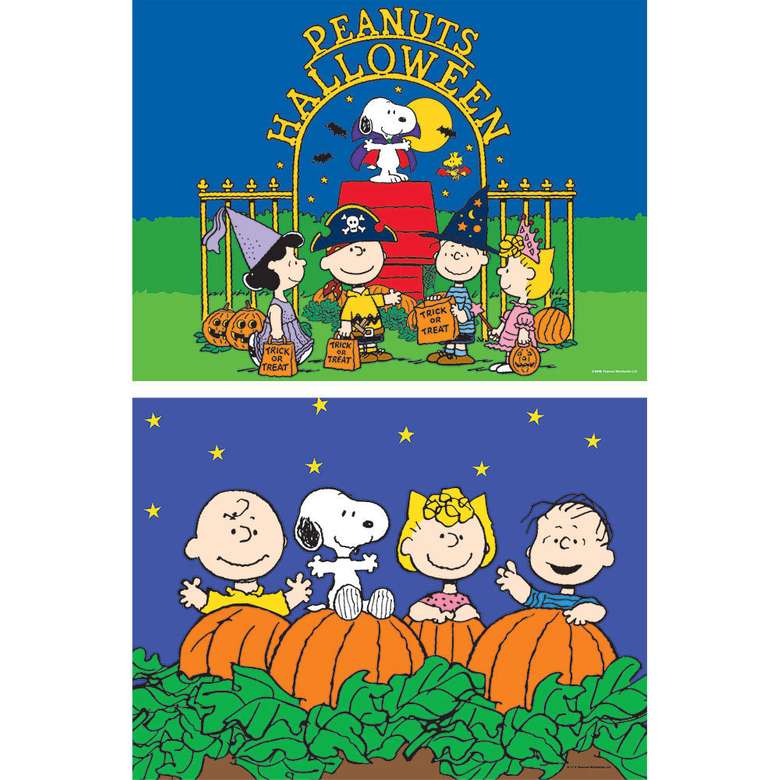 Peanuts Halloween puzzle online