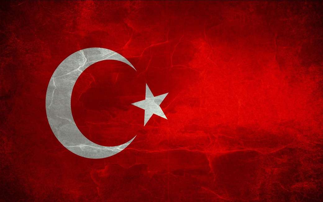 Турецький прапор онлайн пазл