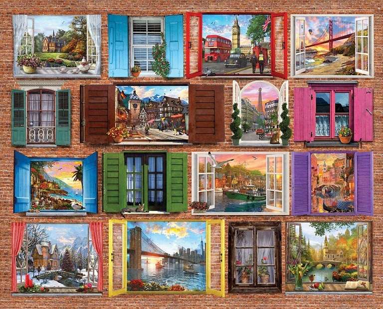 Windows to the world. online puzzle