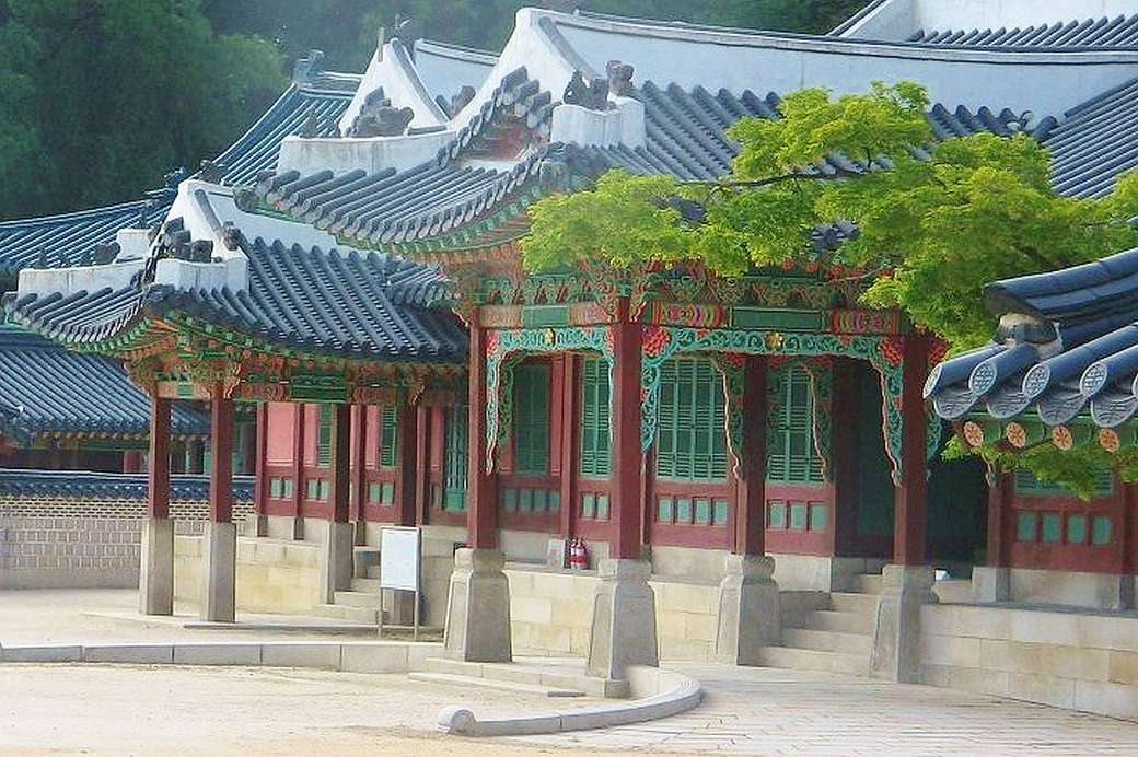 Κορεάτικο κτίριο παζλ online