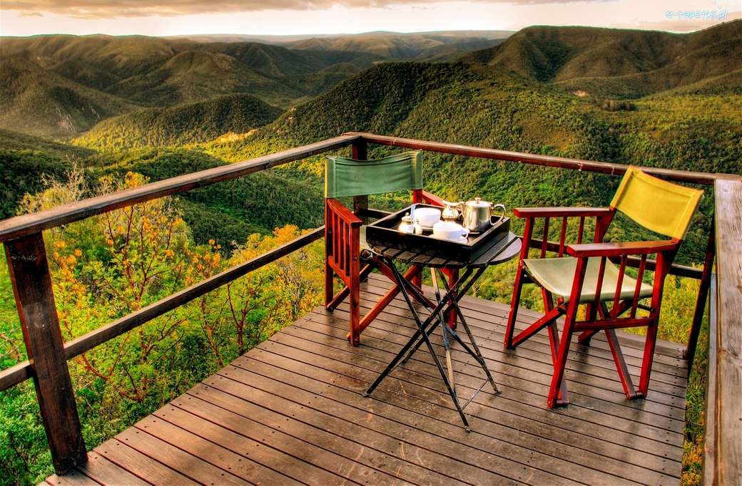 View from the terrace jigsaw puzzle online