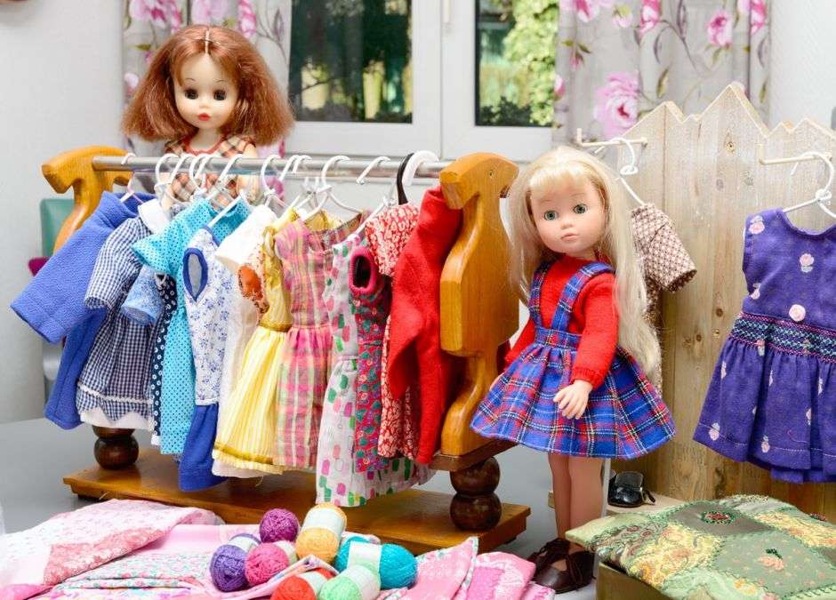 Кукли-дрехи онлайн пъзел