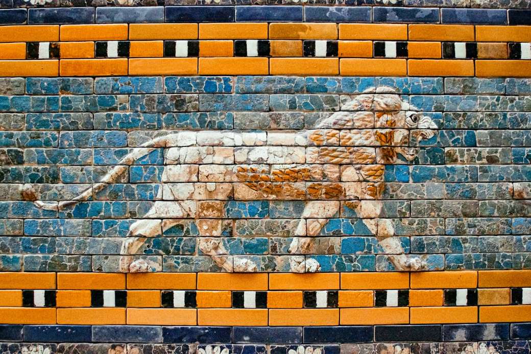 Detalii despre Poarta Ishtar de pe Muzeul Pergamon, Berlin puzzle