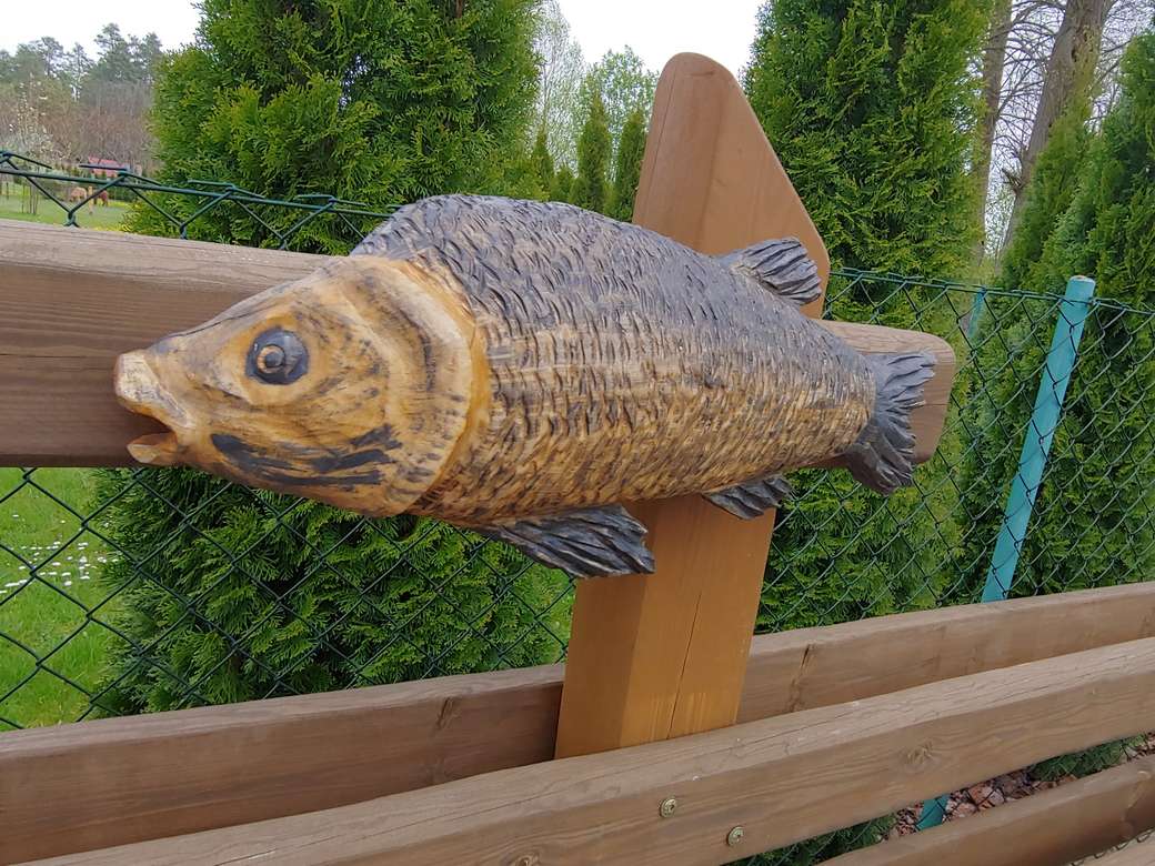 риба на паркані пазл онлайн