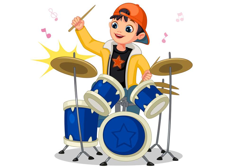 Hraje na bicí skládačky online