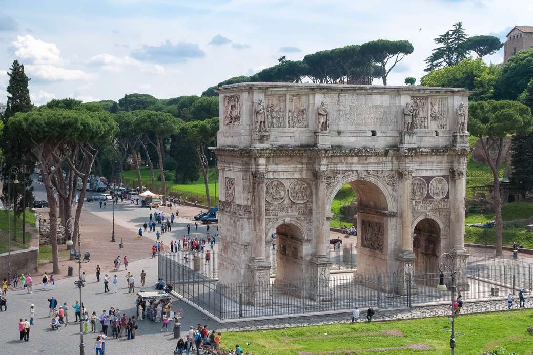 Antikes Rom Triumphbogen des Konstantin Puzzlespiel online