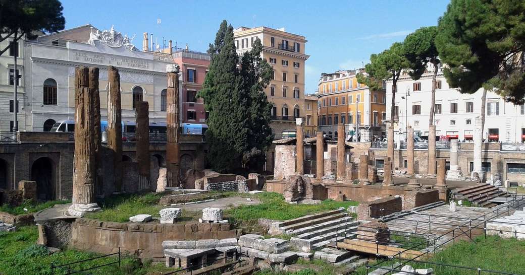 Αρχαίο θέατρο της Ρώμης Πομπηίας παζλ online