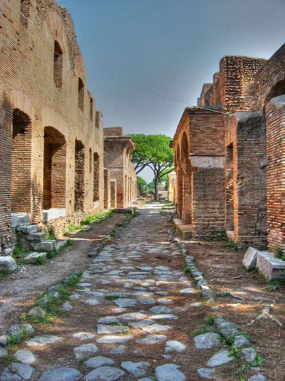 Roma Antiga Antica Strada quebra-cabeças online
