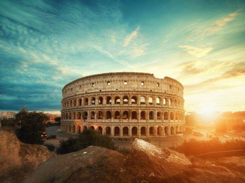 Starověké římské Koloseum online puzzle
