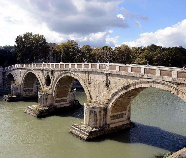 Řím Ponte Sisto přes Tiberu skládačky online