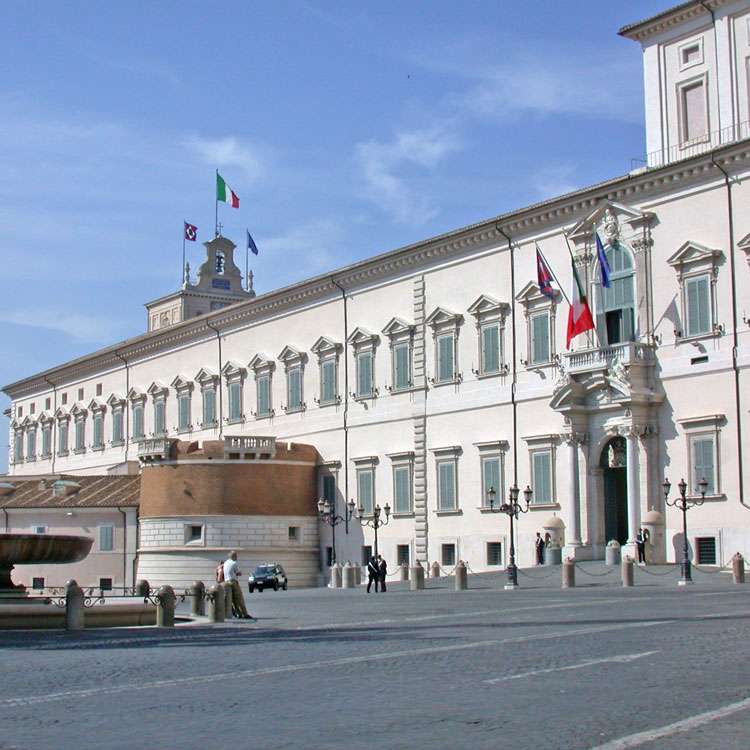 Palazzo Quirinale de Roma rompecabezas en línea