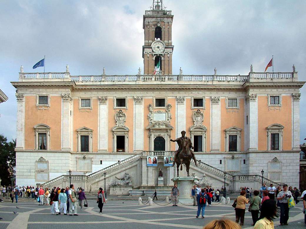 Rom Capitol Piazza del Campidoglio pussel på nätet