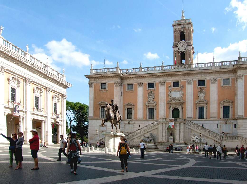 Rom Kapitol Piazza del Campidoglio Online-Puzzle
