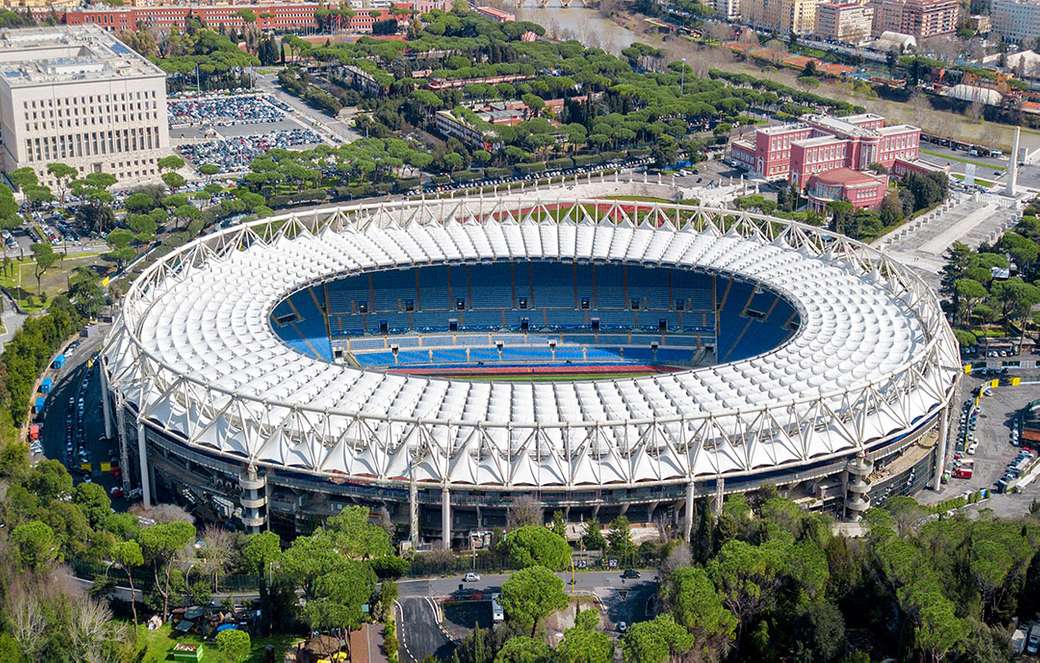 Estádio olímpico de roma quebra-cabeças online