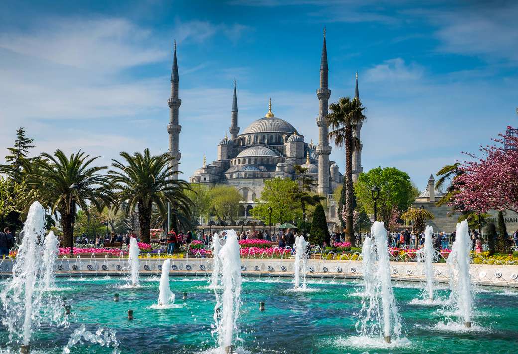 Turecko - fontány skládačky online