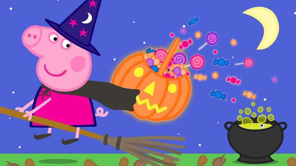 Halloween peppa 1 legpuzzel online