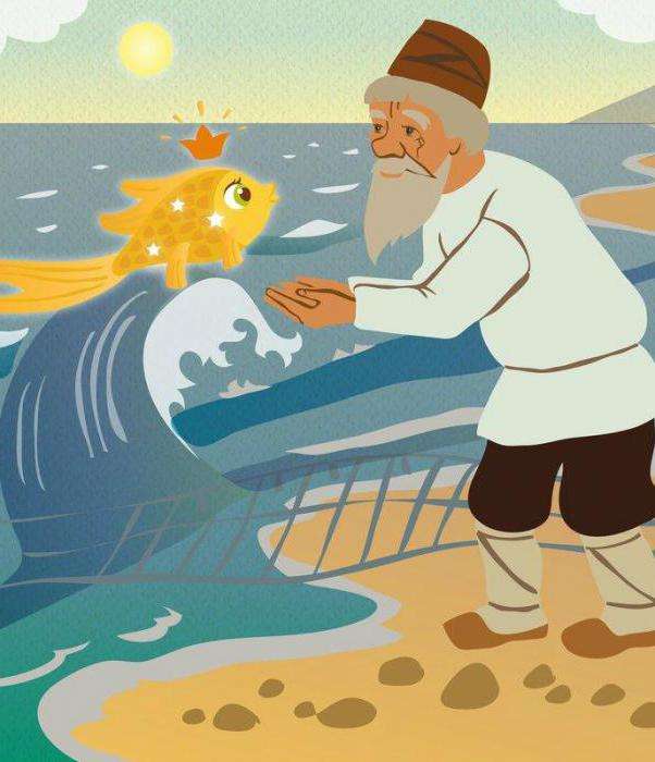 über den Fischer und den Goldfisch Puzzlespiel online