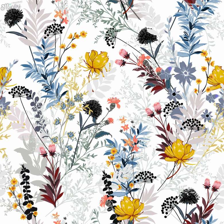floral wallpaper jigsaw puzzle online
