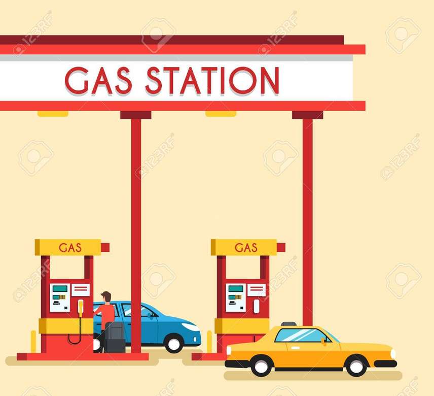 Station d'essence pour la 3e année puzzle en ligne