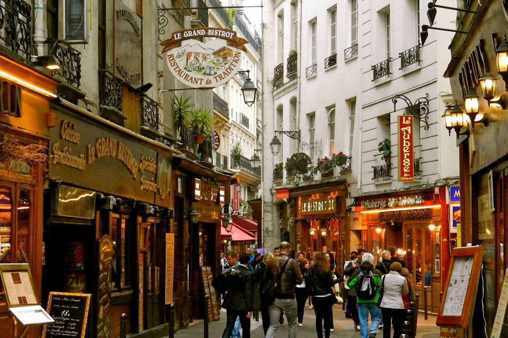 Barrio latino en Paris rompecabezas en línea