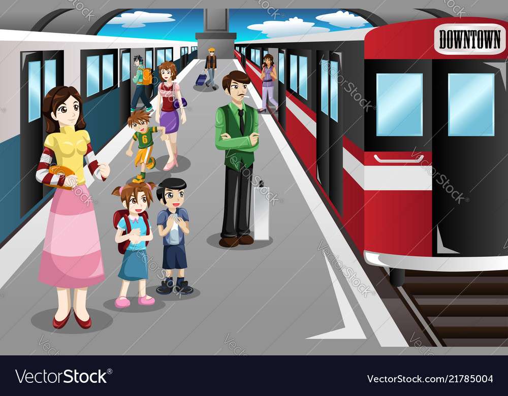 treinstation voor 3e leerjaar online puzzel