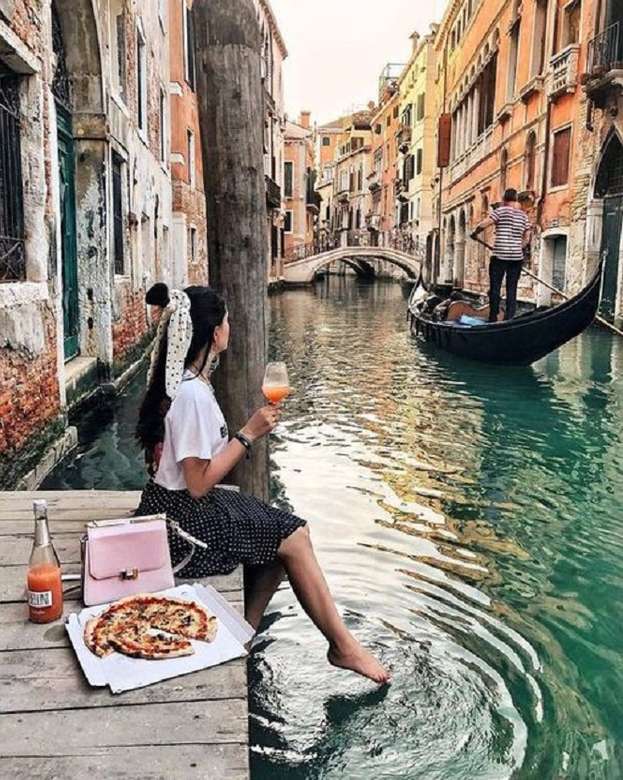 V Benátkách. skládačky online