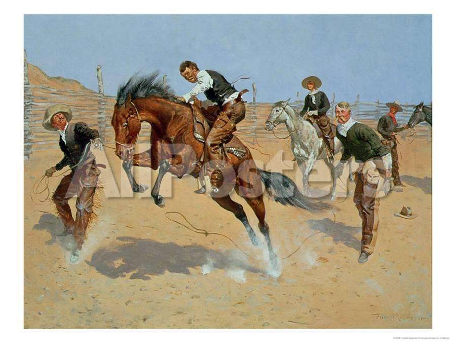 Pictura Frederic Remington jigsaw puzzle online