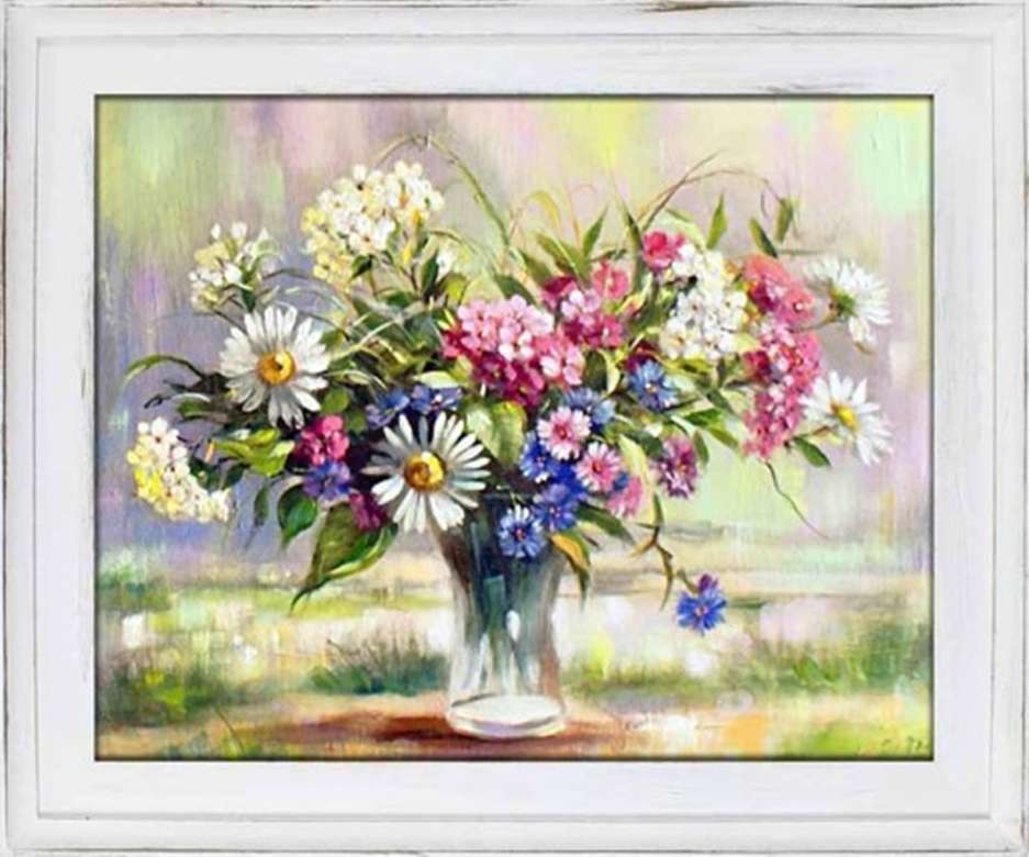 foto com flores puzzle online