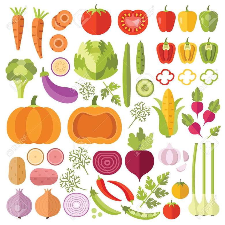Λαχανικά παζλ online