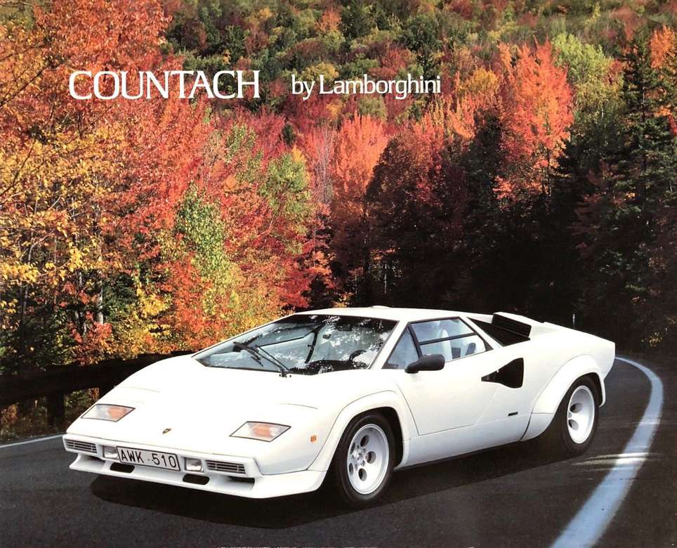 Lamborghini Countach онлайн пъзел