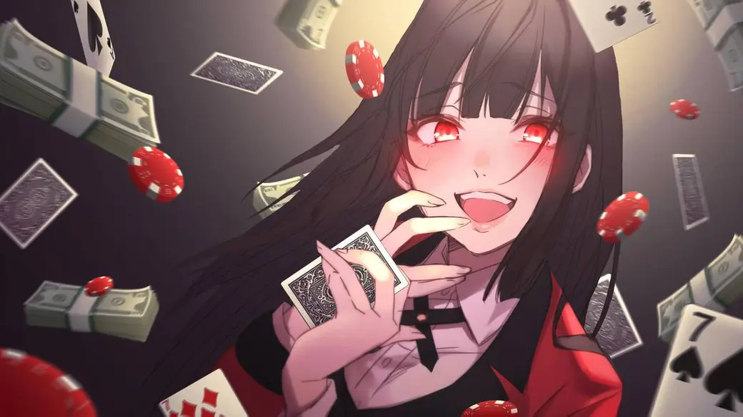 kakegurui character beautiful anime - online puzzle