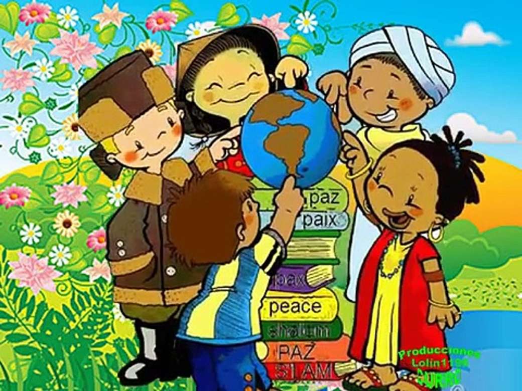 Η ειρήνη των παιδιών του Αυγουστίνου παζλ online
