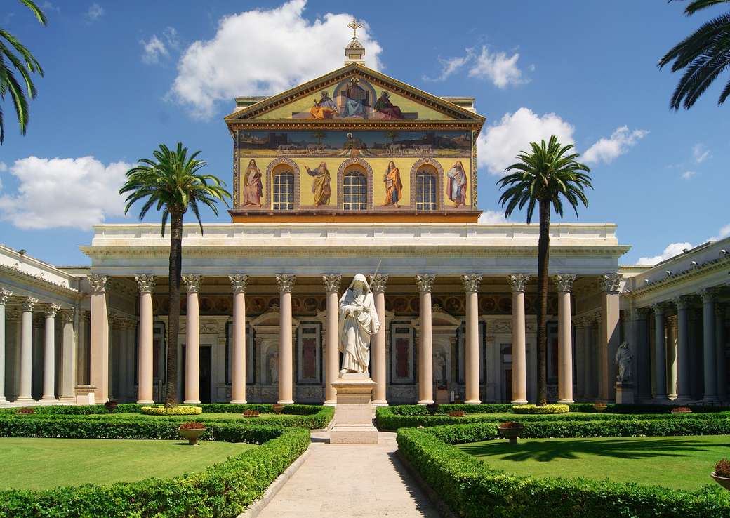 Kerk van San Paolo buiten de muren in Rome online puzzel