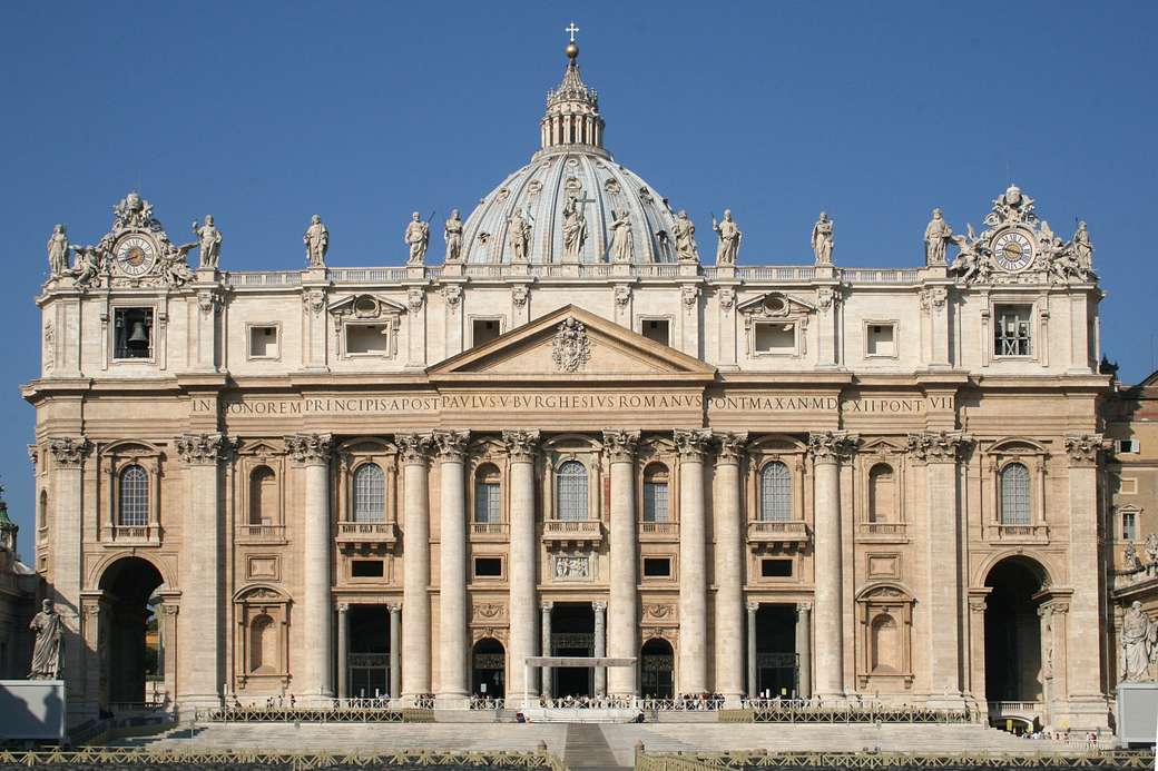 Szent Péter-bazilika Vatikán Rómában online puzzle