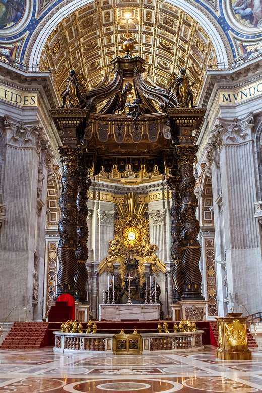 Базилика Святого Петра Ватикан в Риме пазл онлайн