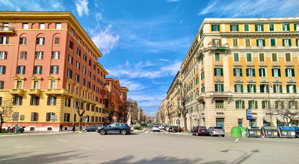 Prati Mazzini ve čtvrti Storico v Římě skládačky online