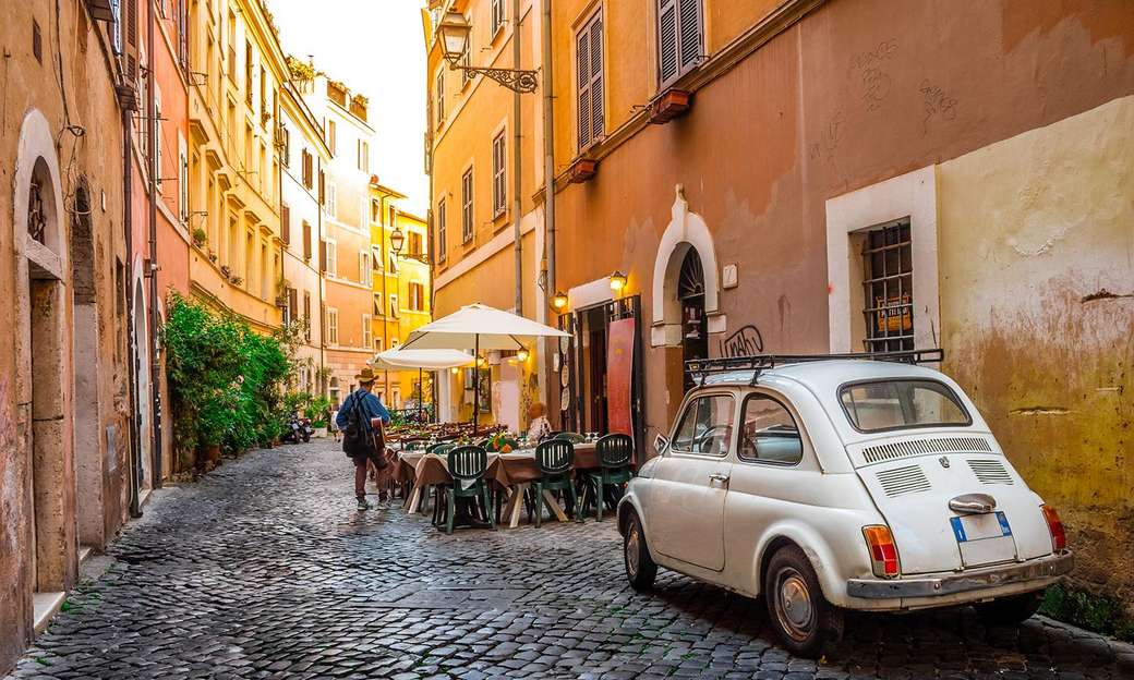Παλιά πόλη Trastevere στη Ρώμη παζλ online