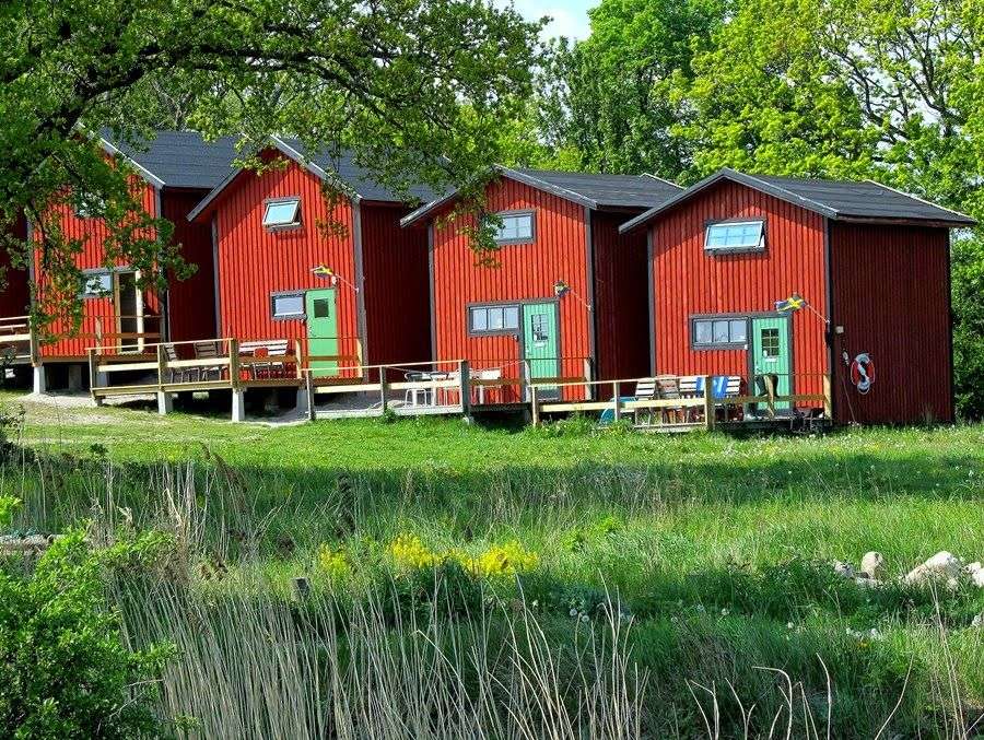 casas de vacaciones en suecia rompecabezas en línea