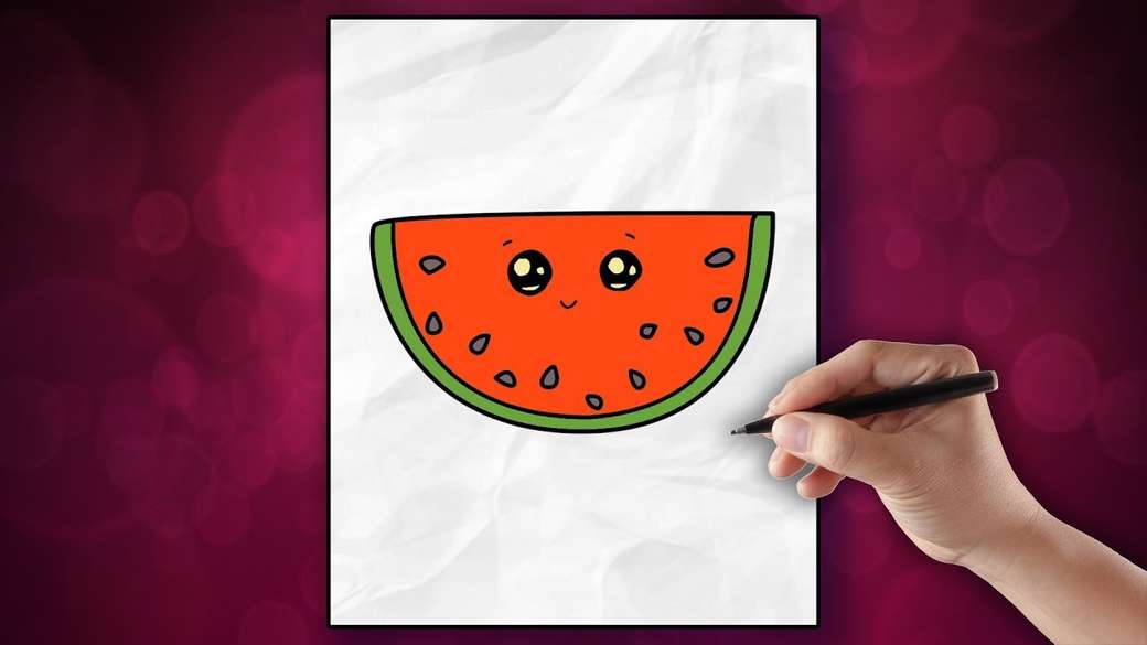 Hawaii vattenmelon pussel på nätet