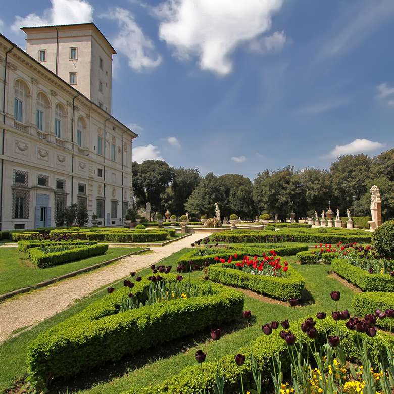 Grădina Villa Borghese din Roma puzzle online