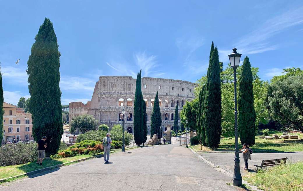 Colle Oppio Park i Rom pussel på nätet