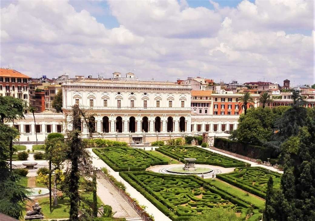 Villa Albani se zahradami v Římě skládačky online