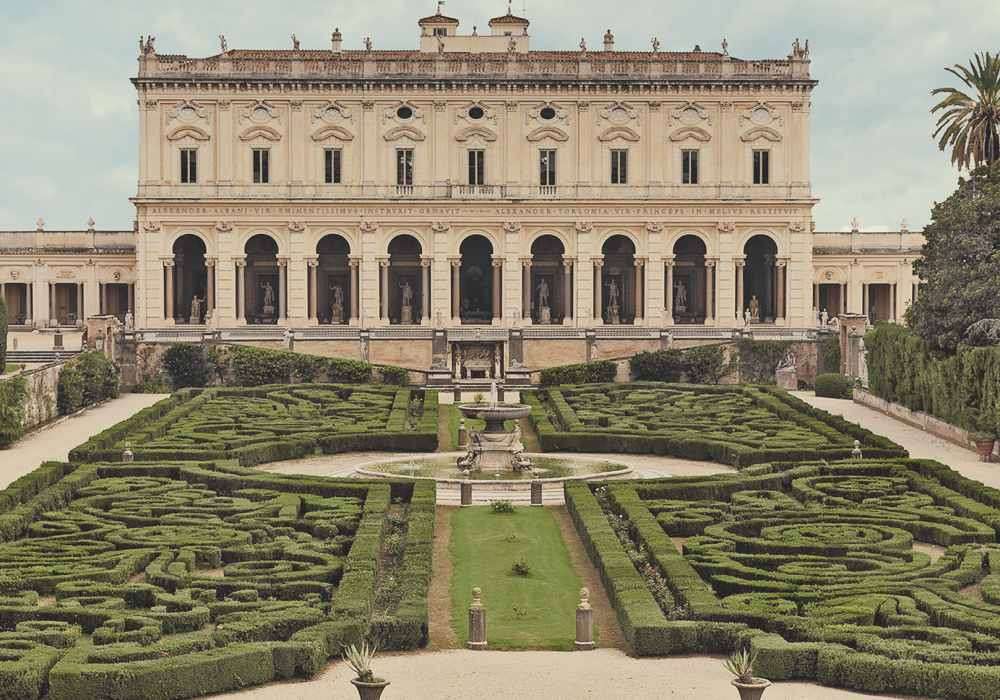 Villa Albani com jardins Roma puzzle online