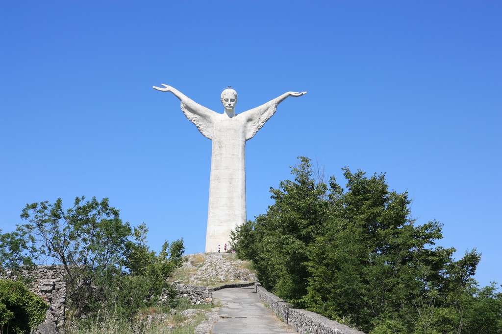 Maratea Christ Statue Basilicata Region Ιταλία παζλ online