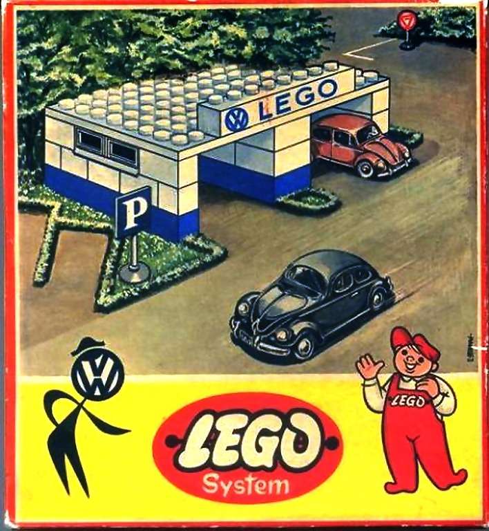 LEGO SET 1306-1 - Γκαράζ VW παζλ online
