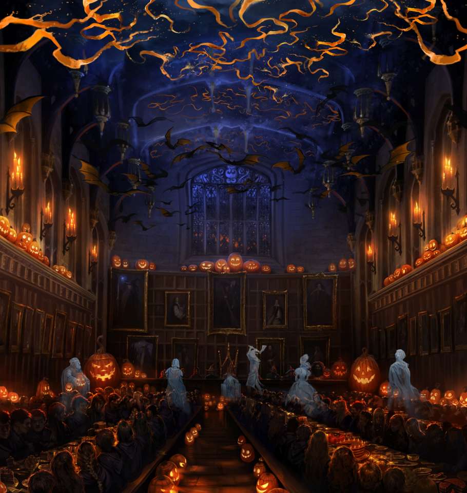 Hogwarts Halloween rompecabezas en línea