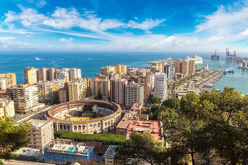 Malaga in Spagna - in riva al mare puzzle online