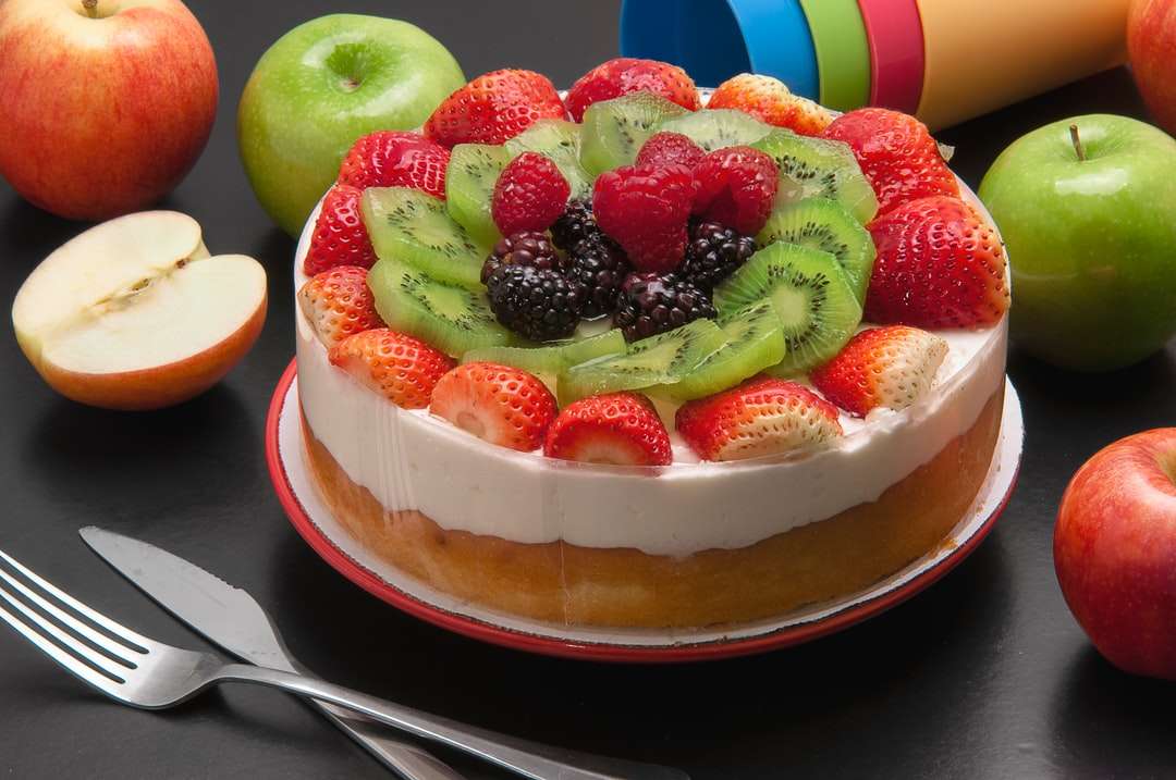 фруктовый торт пазл онлайн