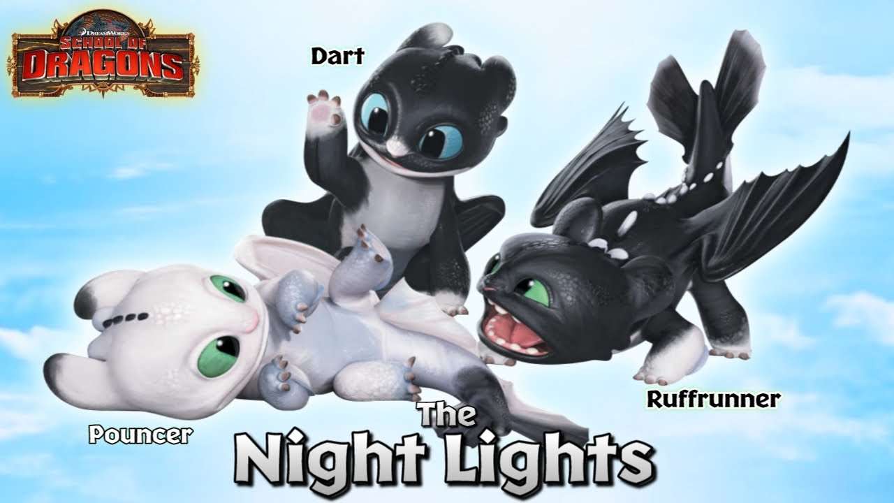 noční světla online puzzle